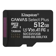 Atmiņas karte Kingston Microsdxc 512Gb Canvas Select Plus bez adaptera  Sdcs3/512Gbsp 740617348583 Sfkinmd512Scp32