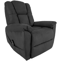 Atpūtas krēsls Superb, ar elektrisko pacelšanas mehānismu  masāža, tumši pelēks 14032 4741243140325