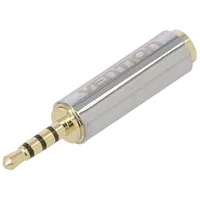 audio adapter, Vention Vab-S02, 3.5Mm Female to mini jack 2.5Mm Male, Gold  Vab-S02 6922794712614 051178