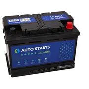 Auto Starts High Energy Agm 12V 70Ah, 760A En 278X175X190 0/1 Ean4751039330724  Ast-Agm70 4751039330724