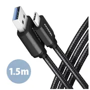 Cable Usb-C To Usb3.2 1.5M/Black Bucm3-Am15Ab Axagon  8595247906267