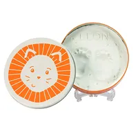 Baby Art Magic Box Round Lion komplekts mazuļa pēdiņu vai rociņu nospieduma izveidošanai  3601091090 3220660339136