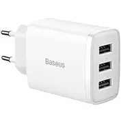 Baseus Kompaktais Lādētājs 3 x Usb / 17W  Bra011961 6932172606978