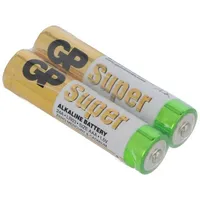 Battery alkaline 1.5V Aaa non-rechargeable 2Pcs Super  Bat-Lr3/Super-S2 Gp24A/Fo2
