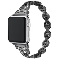 Bracelet loop for Apple Watch 42 44 45 design 3 black  Uch001062 5900217980032