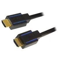 Cable Hdcp 2.2,Hdmi 2.0 Hdmi plug,both sides 1.8M black  Chb004
