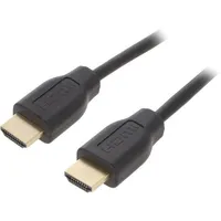 Cable Hdcp,Hdmi 2.0 Hdmi plug,both sides 2M black  Ch0101