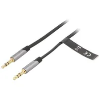 Cable Jack 3.5Mm plug,both sides 1.5M Plating gold-plated  Baphg