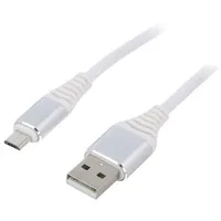 Cable Usb 2.0 A plug,USB B micro plug gold-plated 1M  Cc-Usb2B-Ammbm1Bw2 Cc-Usb2B-Ammbm-1M-Bw2