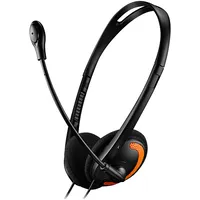 Canyon Pc headset Hs-01 Mic Flat 1.8M Black Orange  Cns-Chs01Bo 5291485002985