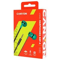 Canyon Sep-4 Stereo earphone with microphone 1.2M flat cabl  5291485004408-1 5291485004408