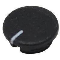 Cap Abs black push-in Pointer white round A2513,A2613  A4113100
