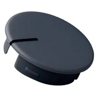 Cap Abs grey push-in Pointer black round A2520,A2620  A4120108