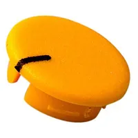 Cap Abs yellow push-in Pointer black round A2513,A2613  A4113104