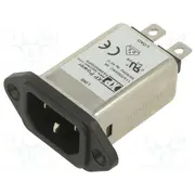Connector Ac supply socket male Inom 3A Ir 25Ua 250Vac 1Mω  Fasma03Sfr