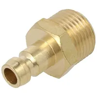 Connector connector pipe max.10bar Enclos.mat brass Seal Fpm  K06H-Gz38 K06H Gz38