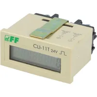 Counter electronical Lcd pulses 0999999 Ip20 In 1 voltage  Cli-11T/24