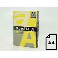 Colour paper Double A, 80G, A4, 500 sheets, Lemon  Da-Lemon 885874174523