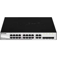 D-Link Dgs-1210-20, Gigabit Smart Switch with 16 10/100/1000Base-T ports and 4 Minigbic Sfp ports, 802.3X Flow Control, 802.3Ad Link Aggregation, 802.1Q Vlan, 802.1P Priority Queues, Port mirroring,, Jumbo Frame support, 802.1D Stp, Acl, Ll  Dgs-1210-20/E 790069467745