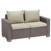 Dārza dīvāns divvietīgs California 2 Seater Sofa bēšs  29193539587 8711245158600