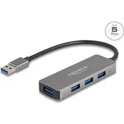Delock 4 Port Usb 5 Gbps Hub with Type-A connector Ndash ports on the side  63171 4043619631711