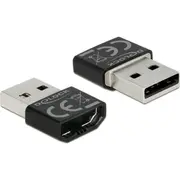 Delock Adapter Hdmi-A female Gt Usb Type-A male black  65680 4043619656806