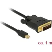 Delock Cable mini Displayport 1.1 male Gt Dvi 241 1 m  83988 4043619839889