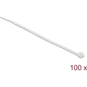 Delock Cable ties transparent L 200 x W 3.6 mm 100 pieces  18606 4043619186068