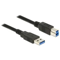 Delock Cable Usb 3.0 Type-A male  Type-B m black 85069