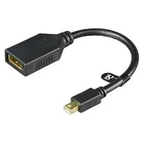 Deltaco adapter, Mini Displayport 20 pin for 20-Pin ho with audio, Ultra Hd in 30Hz, 0.2M, black /  Mdp-Dp1 201801180002 734000467970