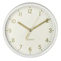 Desk clock Golden Hama quiet white  Quhamze00186302 4047443412812 186302