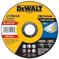 Dewalt Metāla griešanas disks 115X1.6X22.23Mm Inox Dt43905-Qz  5035048545430