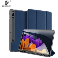 Dux Ducis Domo Magnet Case Grāmatveida Maks Planšetdatoram Samsung T860  T865 Galaxy Tab S6 2019 10.5 Zils / 6934913074473 Dux-Du-Dom-Tabs6-Bl