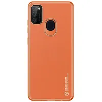Dux Ducis Yolo elegant case made of soft Tpu and Pu leather for Samsung Galaxy M30S orange  M21/M30S 6934913054239
