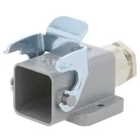 Enclosure for Hdc connectors C146 size A3 with latch plastic  C146-30F0035004 C14630F0035004