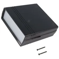 Enclosure with panel Cab X 129Mm Y 134Mm Z 47Mm Abs black  011.9