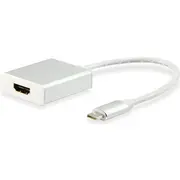 Equip 133452 Usb grafiskais adapteris 4096 x 2160 pikseļi Balts  4015867199664