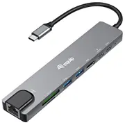 Equip 133497 dokstacija Vadu Usb Veids-C Melns, Pelēks  4015867239735 519591