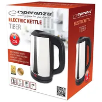 Esperanza Ekk036X Electric kettle 2,5 L 2200 W Inox  5901299957332 Agdespcze0075