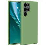 Etteri Silicone case for Samsung Galaxy S23 Ultra light green  Gsm183477 5907457764866