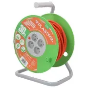 Extension lead 3X1.5Mm2 30M Pvc orange Sockets no 4 reel 16A  W-98949