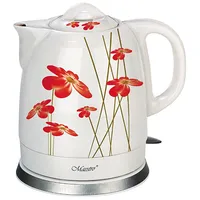 Feel-Maestro Mr-066-Red Flowers electric kettle 1.5 L 1200 W Red, White  Mr-066 red 4820177148901 Agdmeocze0056