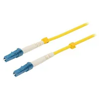 Fiber patch cord Lc/Upc,Both sides 1M Optical fiber 9/125Um  Qoltec-54324 54324