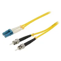 Fiber patch cord Lc/Upc,St/Upc 5M Optical fiber 9/125Um Lszh  Qoltec-54070 54070