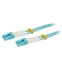 Fiber patch cord Om3 Lc/Upc,Both sides 0.5M Lszh turquoise  Fp3Lc00