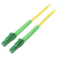 Fiber patch cord Os2 Lc/Apc,Both sides 0.5M Lszh yellow  Lca-Lca/Os2-005Yl 59627