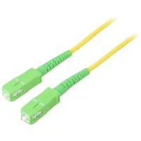 Fiber patch cord Os2 Sc/Apc,Both sides 1M Lszh yellow  Sca-Sca/Os2-010Yl 59638