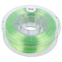 Filament Silk Ø 1.75Mm green Light 225245C 330G  Dev-Silk1.75-0.3Bg 1,75 Bright Green 0,33