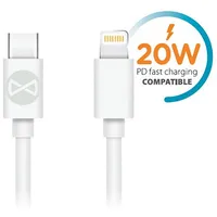 Forever cable Usb-C - Lightning 1,0 m 3A white Gsm106368  5900495900203
