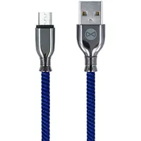 Forever Tornado cable Usb - microUSB 1,0 m 3A navy blue Gsm097158  5900495811431